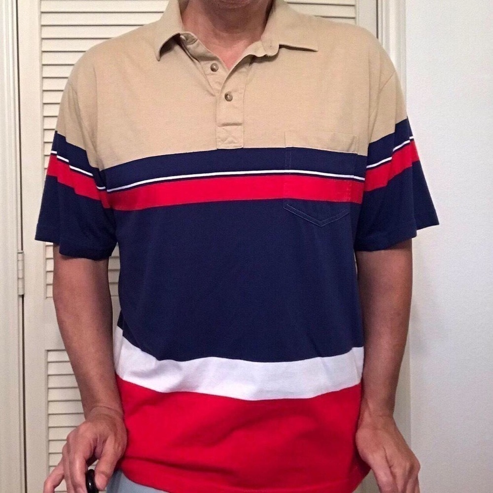VINTAGE 80S POLO YOUNG SHELDON TV DAD